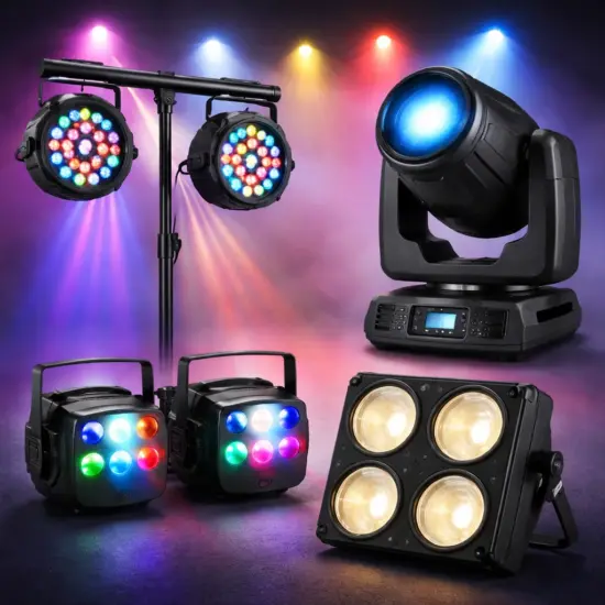 5 Jenis Lampu Panggung untuk Standar Panggung Profesional