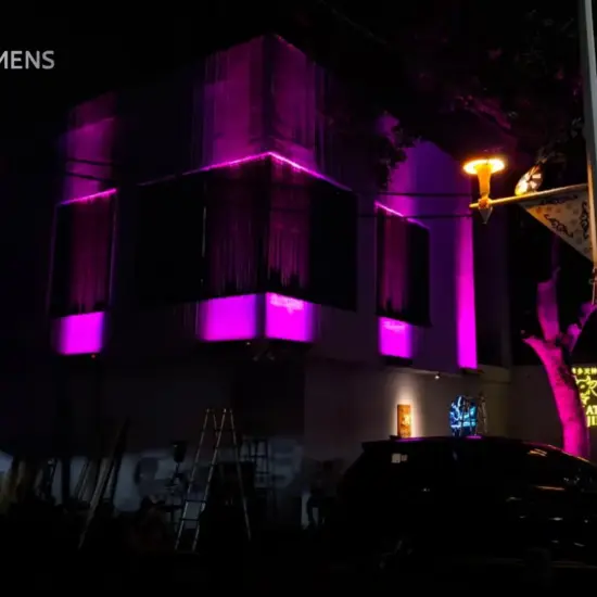 Ambience Lighting Premium pada Fasad Hakata Tenji