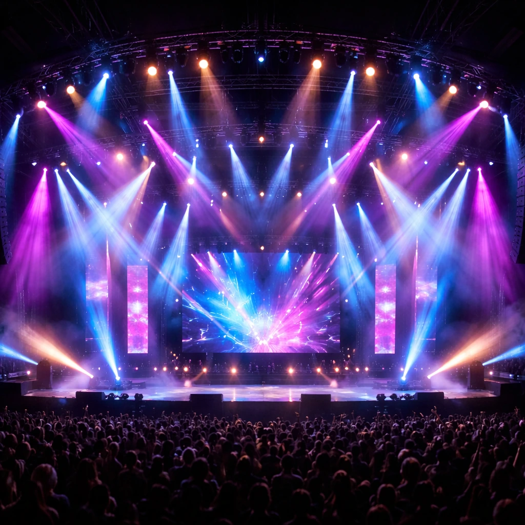 7 Tips Desain Lighting Panggung Profesional untuk Konser & Pertunjukan