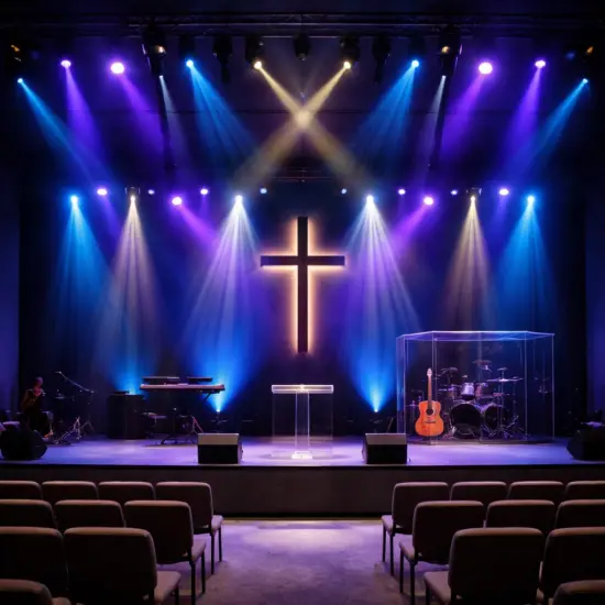 7 Tips Pemasangan Stage Lighting Gereja untuk Setiap Momen Ibadah