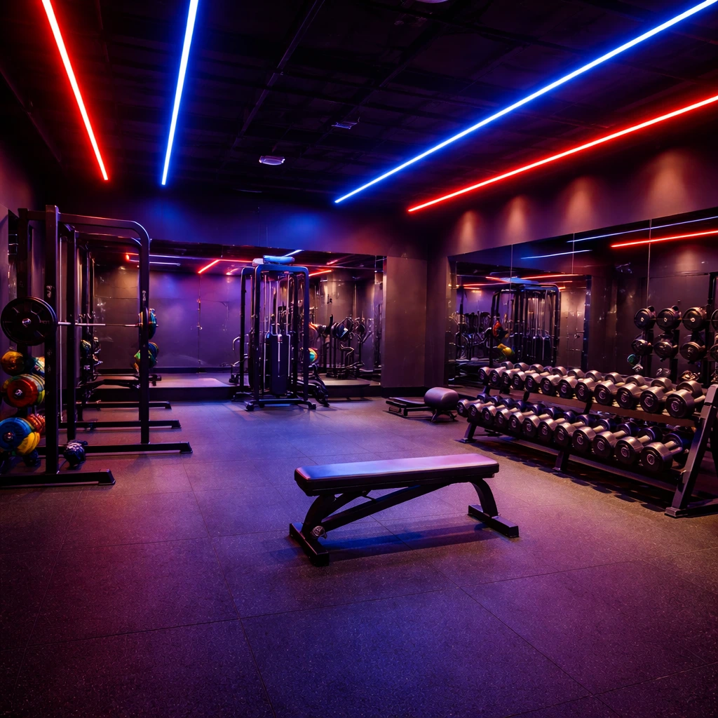4 Desain Lighting Gym yang Tepat Bisa Tingkatkan Mood dan Branding