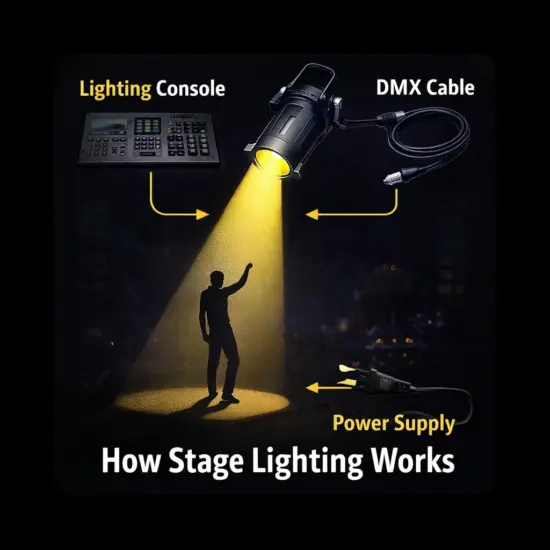 Bagaimana Sistem Stage Lighting Bekerja? Ini Penjelasan Lengkapnya